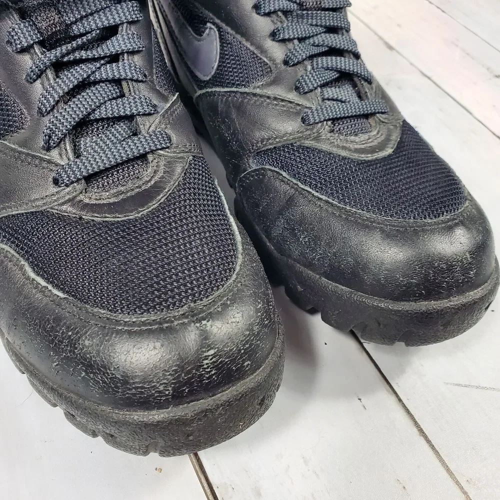 Nike Caldera Hiker Boots Mens Sz 7.5 Black Camping Sneakerboot Shoes 313500-001
